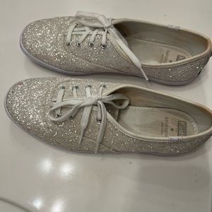 Keds “Kate Spade” sequin tennis shoes size 9